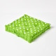 image 1 of Homescapes Cotton Green Stars Floor Cushion - 50 x 50 cm | Green | 50 x 50 cm