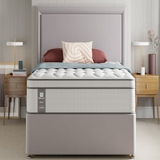 Silentnight Miracoil Pillow Top Mattress White | Super King