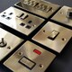 image 1 of SE HOME Antique Brass 3 Gang 2 Way 10AX Toggle Light Switch Brown | Antique Brass
