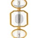 image 2 of Interiors by Premier Gold And Crystal Table Lamp Gold