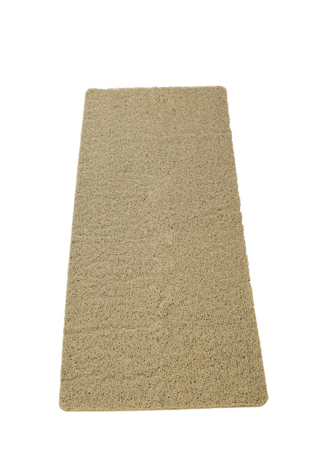 image 1 of Hydro Wonder Beige XL - Super-Comfy Non-Slip Shower Mat that Won't Block Your Drain