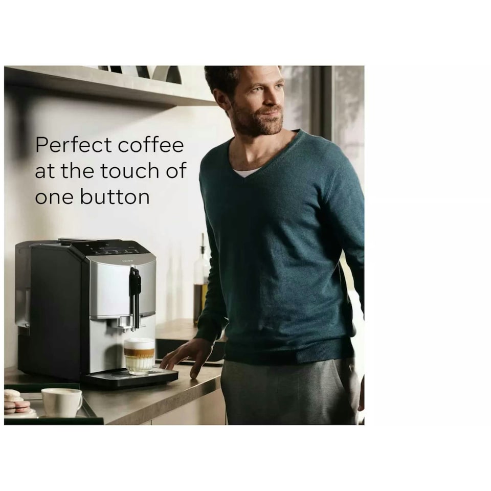 image 1 of Siemens EQ300 Fully Automatic Coffee Machine - TF303G07