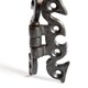 image 2 of Hammer & Tongs Ornate Cabinet Hinge - H70mm - Black | Black | Black