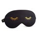 image 1 of SMUG Satin Sleep Mask - Black Wink