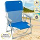 image 3 of Folding Chair Aktive Gomera Blue 44 x 72 x 35 cm (4 Units) N/A