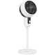 image 1 of HOMCOM 9 Inch Air Circulator Fan 70° Oscillation Carry Handle Black White