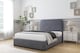 image 2 of Sloomy Belvoir Steel Plush Bed Frame With 45" Upholstered Headboard 6' Super King
