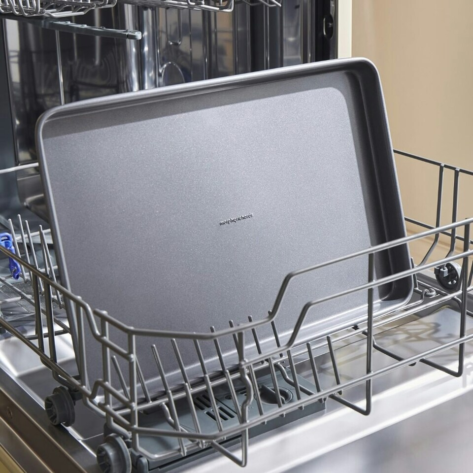 image 1 of Morphy Richards 15"x10" Oven Tray Set