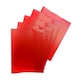 image 1 of Pack of 10 9x7" Frosted Red Exercise Book Covers
