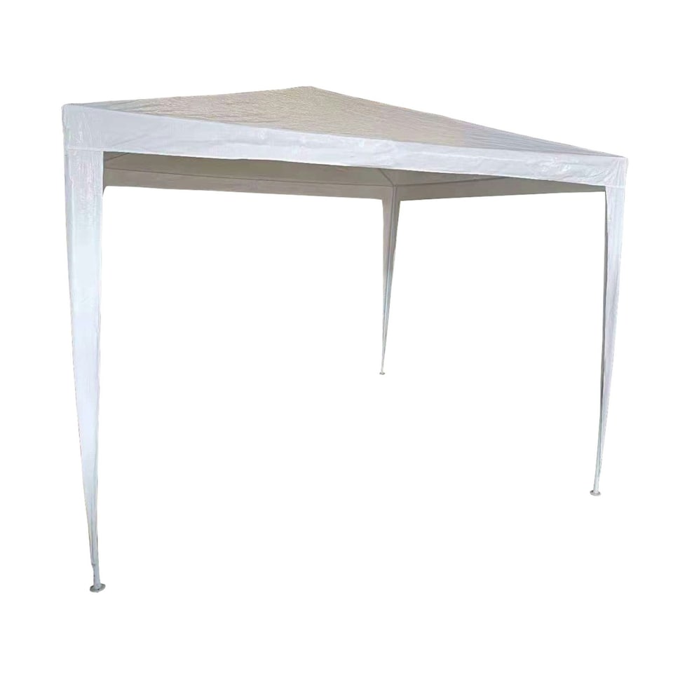 image 1 of Oypla 3m x 3m White Waterproof Garden Gazebo Marquee Awning Tent