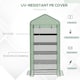 image 10 of Outsunny Widened Mini Greenhouse 5 Tier Green House, 193H x 90W x 49Dcm, Green
