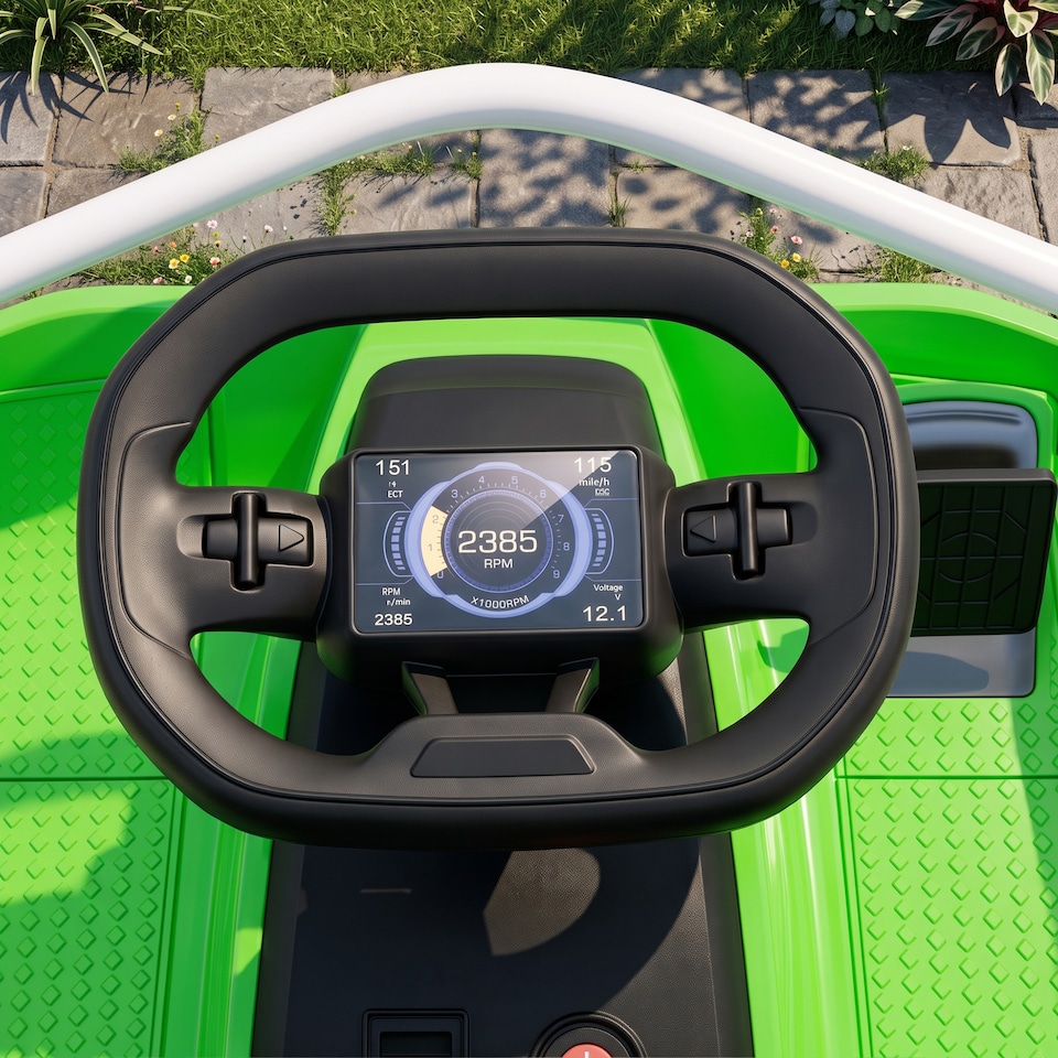 image 1 of AIYAPLAY 24V Electric Go Kart for Kids with Drift Mode, Soft Start