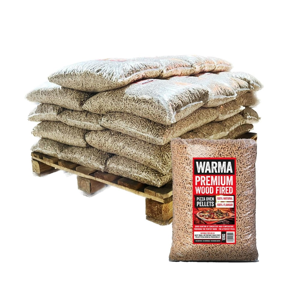 image 1 of Warma Pizza Oven Wood Pellets - 45 x 10kg Bags