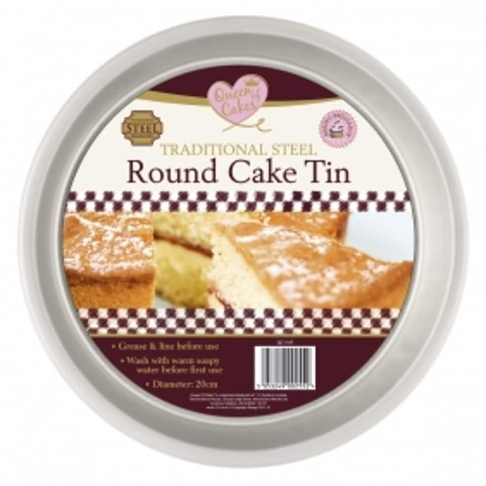 image 1 of Traditional Steel Round Cake Tin