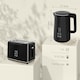 image 7 of HOMCOM 1.5L 3000W Fast Boil Electric Kettle and 2 Slice Toaster Set, Black