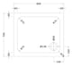 image 2 of Balterley Square Stone Resin Premium Shower Tray with Corner Waste Position - Balterley