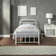 image 2 of Tewin Vintage Hospital Style White Metal Bed Frame (Single)
