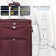 image 4 of Flight Knight Lightweight 4 Wheel 800D Soft Case Suitcases Anti Crack Cabin & Hold Luggage Options 100 Airlines Approved - Including easyJet, BA & Many More! Red | Burgundy | Large