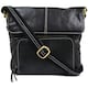 image 3 of Soft Leather Shoulder / Cross Body Bag Grey | Charcoal
