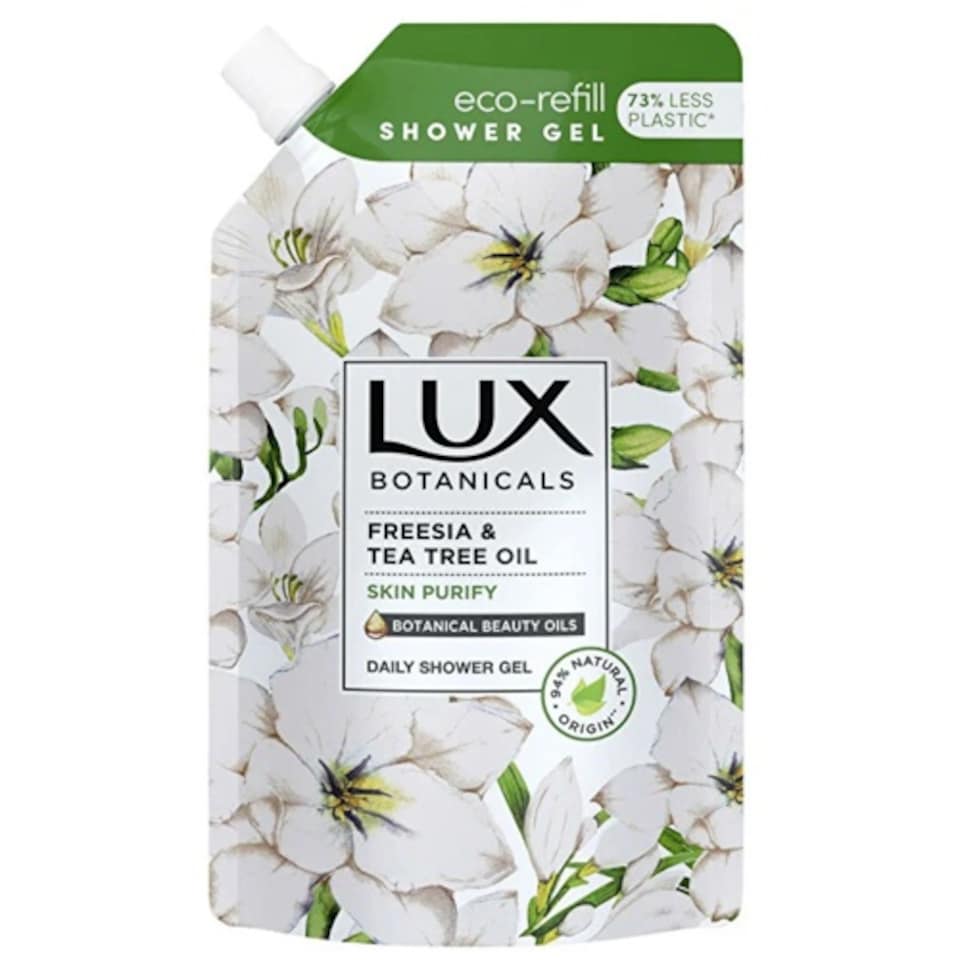 image 1 of Lux Botanicals Freesia & Tea Tree Shower Gel Refill | Green | 1 - Green | Single | 1