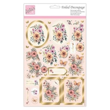 Foiled Decoupage - Butterflies, Birds & Blooms - Docraft