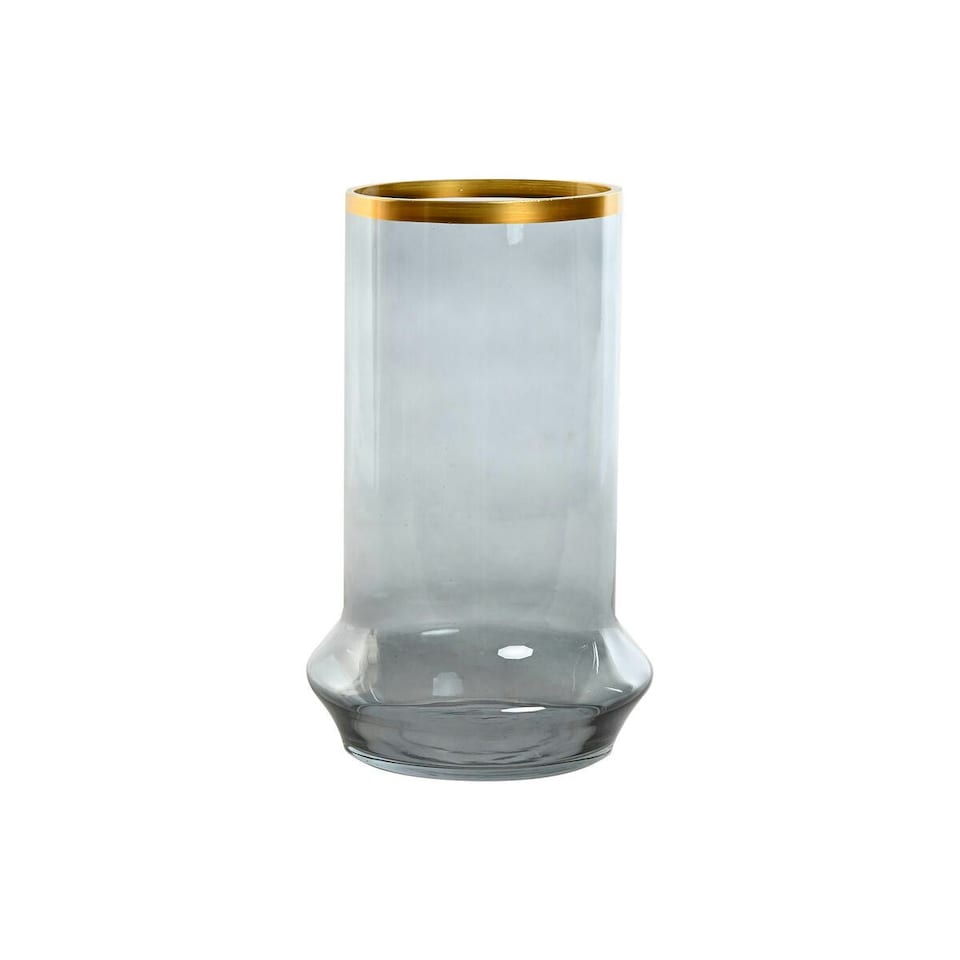image 1 of Candleholder Home ESPRIT Blue Golden Crystal 17 x 17 x 28 cm N/A