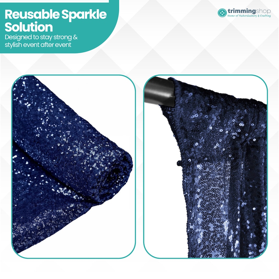 image 1 of 4ft x 7ft Sequin Backdrop Photography Background High-Density Sequin Fabric