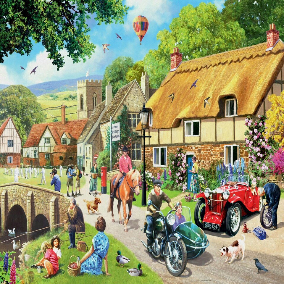 image 1 of Summer Village 500pc Large Format - Ravensburger - 542 12001275