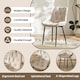 image 7 of SONARA Modern Set of 4 Velvet Dining Chairs with Ergonomic Upholstered Seat