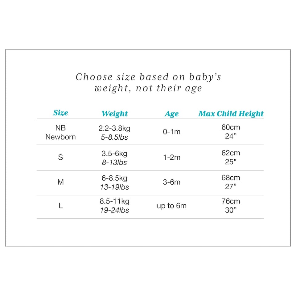 image 1 of Love to Dream Swaddle Up White Dreamer 2.5 TOG Baby Swaddle - 6-8.5kg