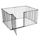 image 2 of Bettacare Pet Pen, 105cm x 144cm, Black, 70cm High, Dog Pen for Pets and Puppies, Dog Playpen suitable for Indoor and Outdoor use Black