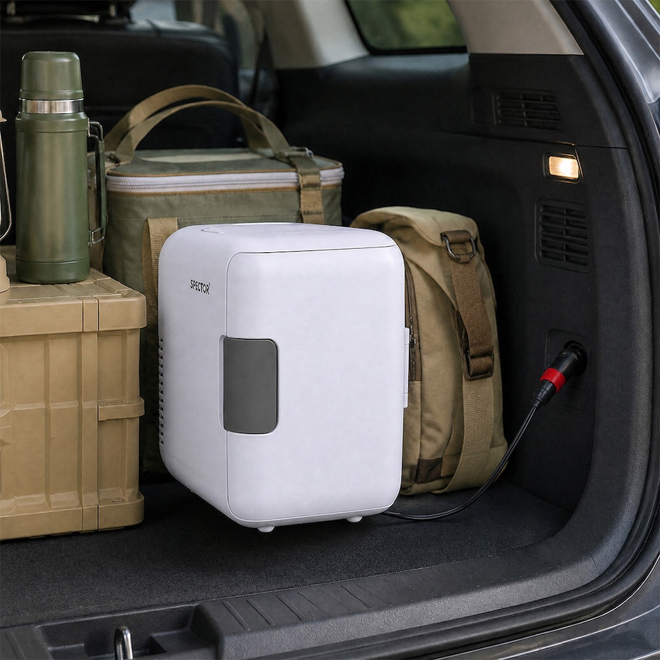 image 1 of Spector mini fridge,portable fridge,cooler and warmer,PP,white