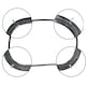 image 6 of SPARES2GO Door Seal Gasket for IKEA FDOV8/2 OV23 Oven Cooker