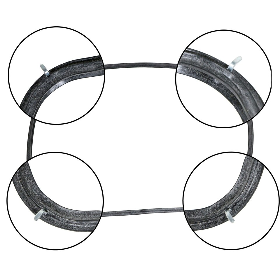image 1 of SPARES2GO Door Seal Gasket for IKEA FDOV8/2 OV23 Oven Cooker