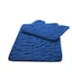 image 1 of Memory Foam Pebbles Bath Mat Set Blue 0835