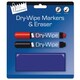 image 2 of Single Pack of 2 Whiteboard Markers and an Eraser