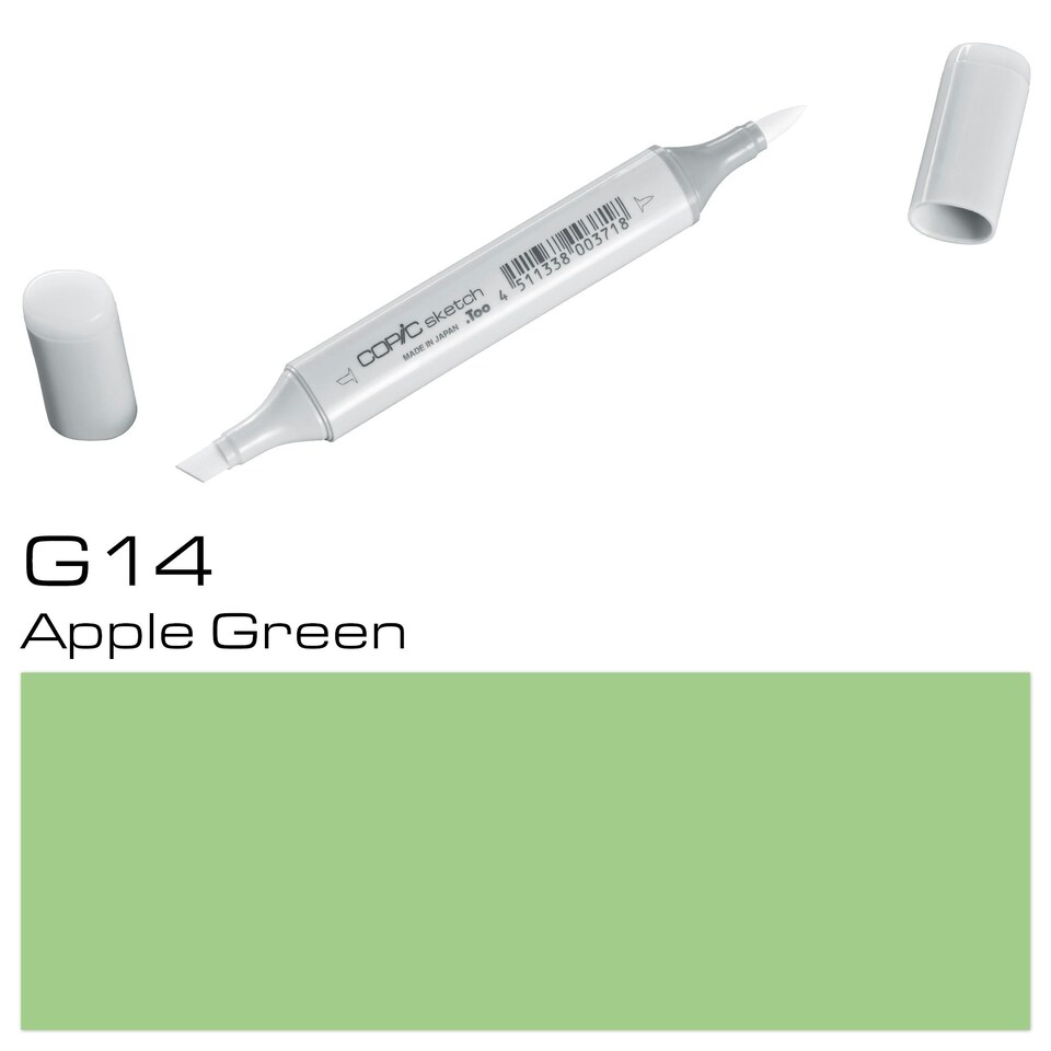 image 1 of Copic Sketch Marker, Apple Green, Single Pen