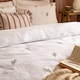 image 2 of Wylder Josephine Embroidered Muslin Duvet Cover Set | White | White/Pink | King | 1