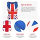 image 2 of Union Jack Dress & Ginger Wig Red | 2XL