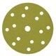 image 3 of 150mm Sanding Discs Aluminium Oxide Abrasive 240 Grit 15 Hole Hook + Loop 500pc