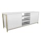 image 4 of Decorotika Otis  for TV's up to 63 inches with Cabinet and Open Shelves