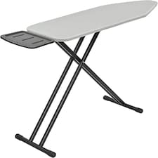Ironing Board with Iron Rest, Iron Board with Extra Thick Cover, Adjustable Compact and Space Saver Foldable Ironing Board