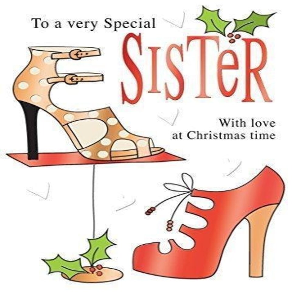image 1 of Special Sister Quality Embossed Christmas Stunning New Card Second Nature