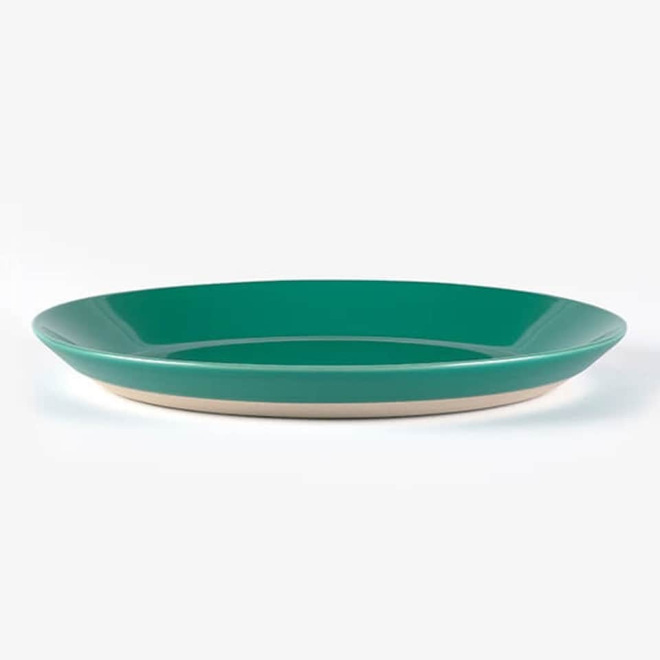 image 1 of Sur La Table Colour Me Happy Green Dinner Plate