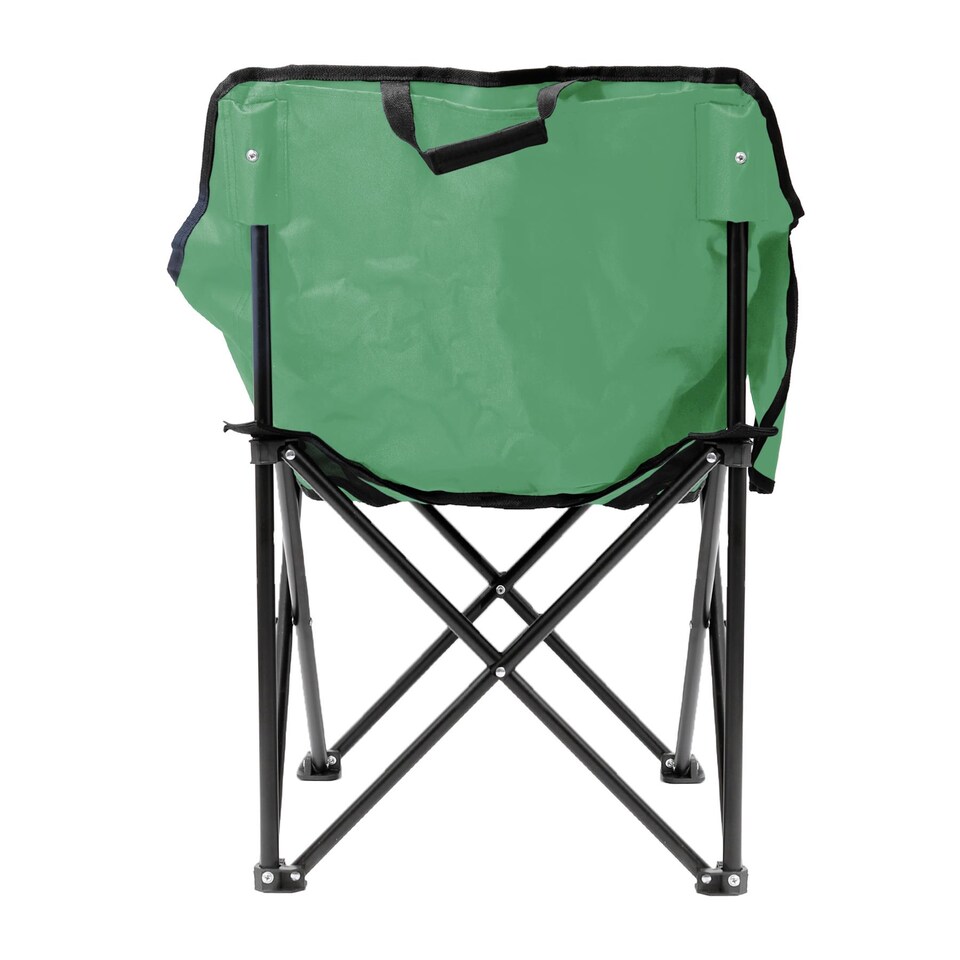 image 1 of Harbour Housewares Premium Folding Camping Chairs with Pockets & Carry Bag - Green - Pack of 6 | Green | Green