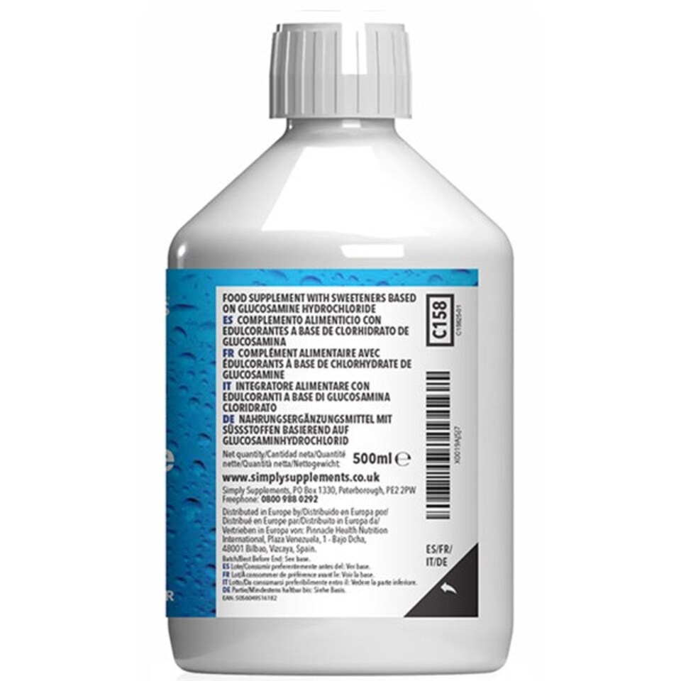 image 1 of Liquid Glucosamine HCl 1000mg - 500ml - 50 Servings