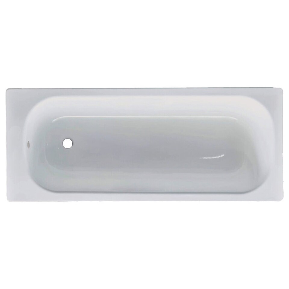 image 1 of Balterley Bathroom Rectangular Single Ended No Tap Hole Steel Bath