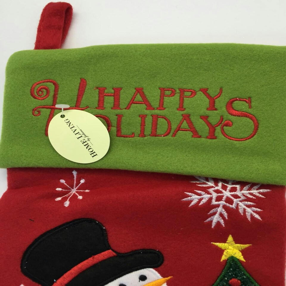 image 1 of happy holiday Christmas Stocking For Anyone