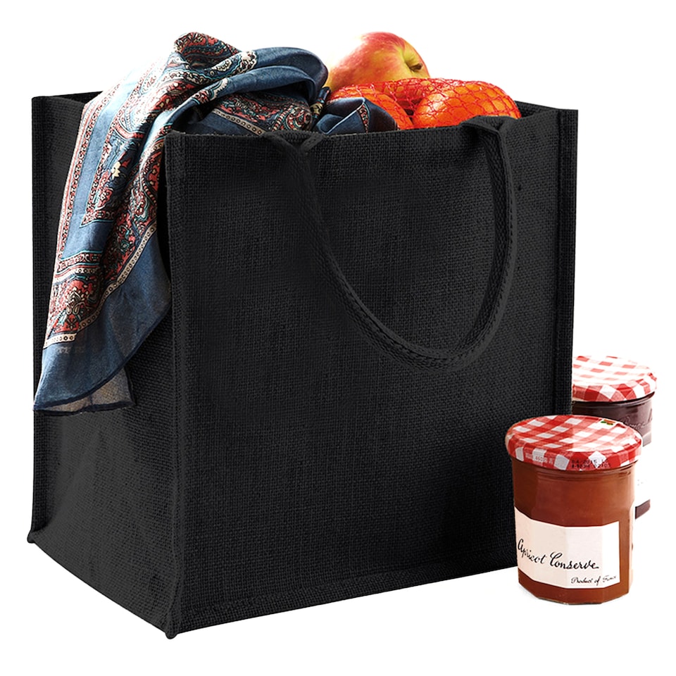 image 1 of Westford Mill Jute Mini Tote Shopping Bag (14 Litres)
