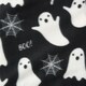 image 4 of OHS Autumnal Halloween Gonk Pumpkin Ghost Ghouls Soft Cosy Plush Warm Polar Fleece Throw Over Bed Blanket, 120x150cm Black | Ghost